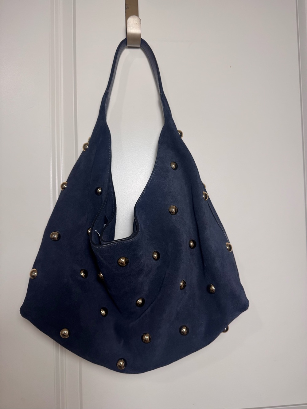 Madewell Suede Slouchy black Shoulder Bag NWT - Picture 6 of 8